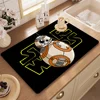 Hot Movie S-Star W-Wars New Super Absorbent Coffee Dish Kitchen Absorbent Draining Mat Drying Mat Quick Dry Bathroom Placemat 6
