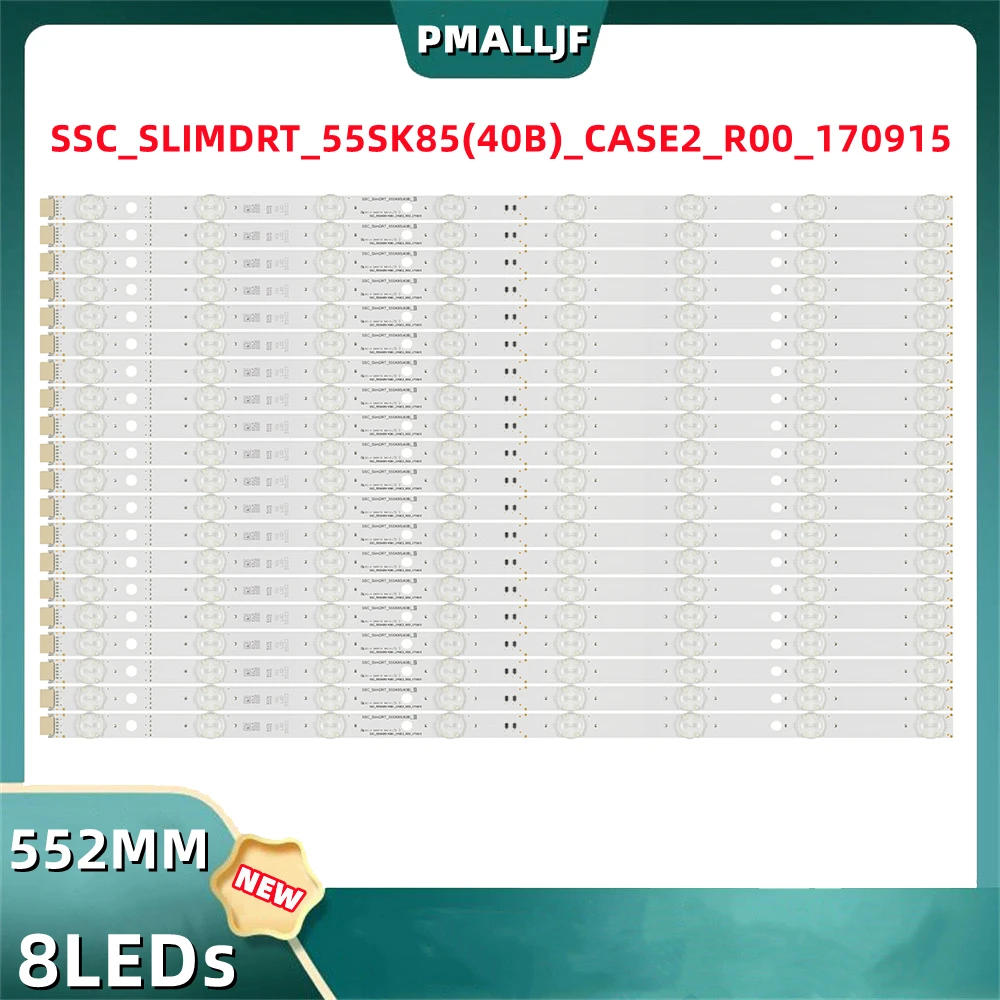 

20 шт. светодиодный комплект, светодиодная подсветка для LG 55SM9010PLA 55SM9010 55SK8500PSA 55SK8500 SSC_SlimDRT_55SK85(40B)_ CASE2 55SK85-8LED HC550DQB