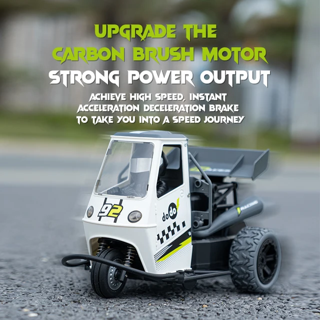 ZWN S810 Three Wheels RC Motorcycle With Light Spray 2.4G Remote Control Electric High Speed Emulation Motorcycles Toys For Kids 2