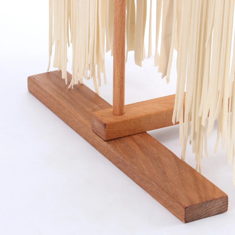 8 Row Wooden Handmade Spaghetti Pasta Drying Rack Vermicelli Linguine Noodle Hanging Stand Multifunctional Kitchen Storage Rack pasta drying rack pasta rack