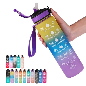 1L Motivational Water Bottle 1
