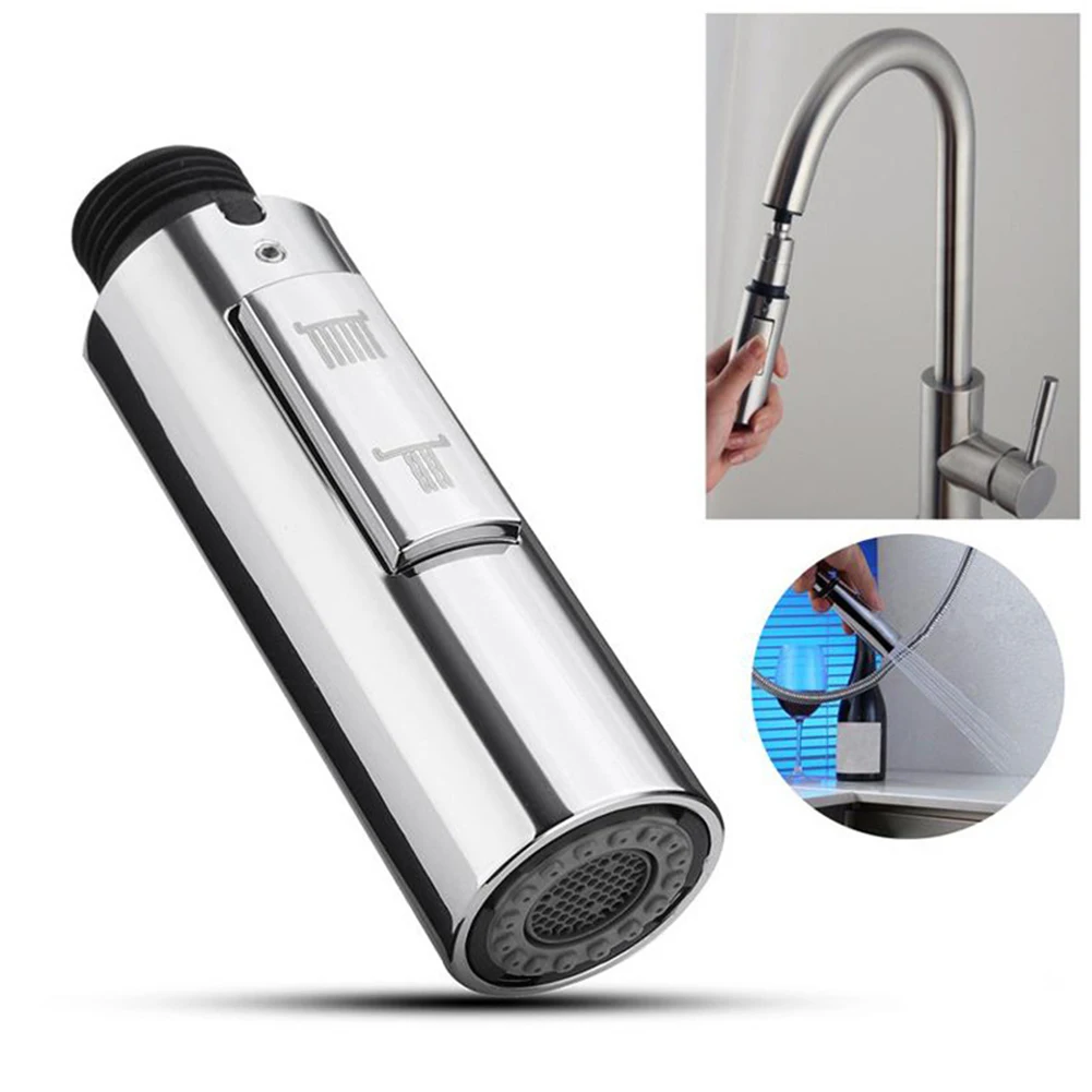 Pull Out Spray Shower Head G1/2'' Kitchen Sink Pull-out Faucet Nozzle Replacement Tap Sprayer Faucet Connector Kitchen Accessory