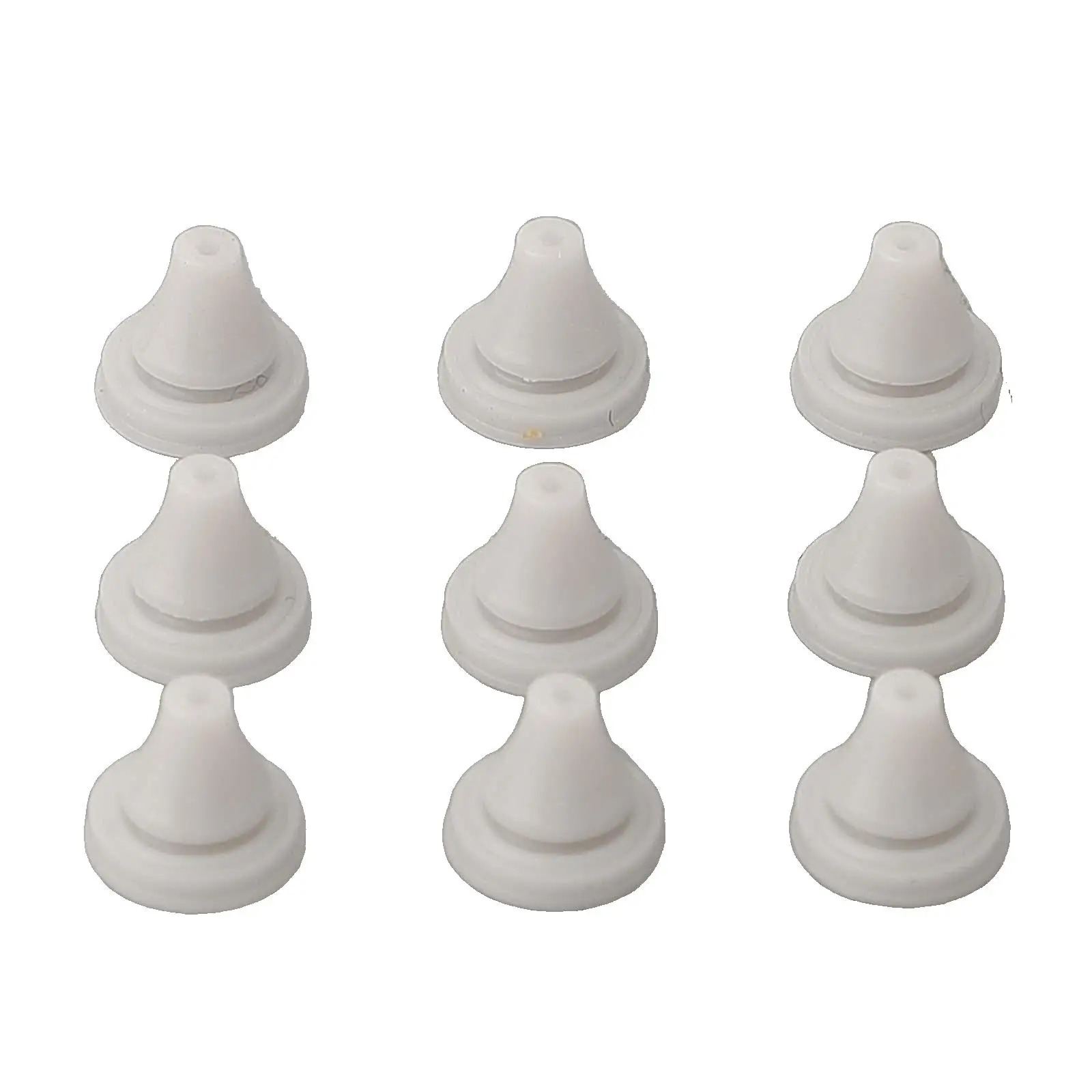 Replacement Shower Head Nozzles Universal Compatibility White 7.6*8*0.5 Mm Durable Material For 4mm Opening Size 4