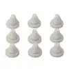 Replacement Shower Head Nozzles Universal Compatibility White 7.6*8*0.5 Mm Durable Material For 4mm Opening Size 4