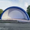 Air Ship Giant Inflatable Stage Tent Advertising Stage Cover Roof Shell Dome Event Arch Tent For Outdoor Music Festival Concert 2