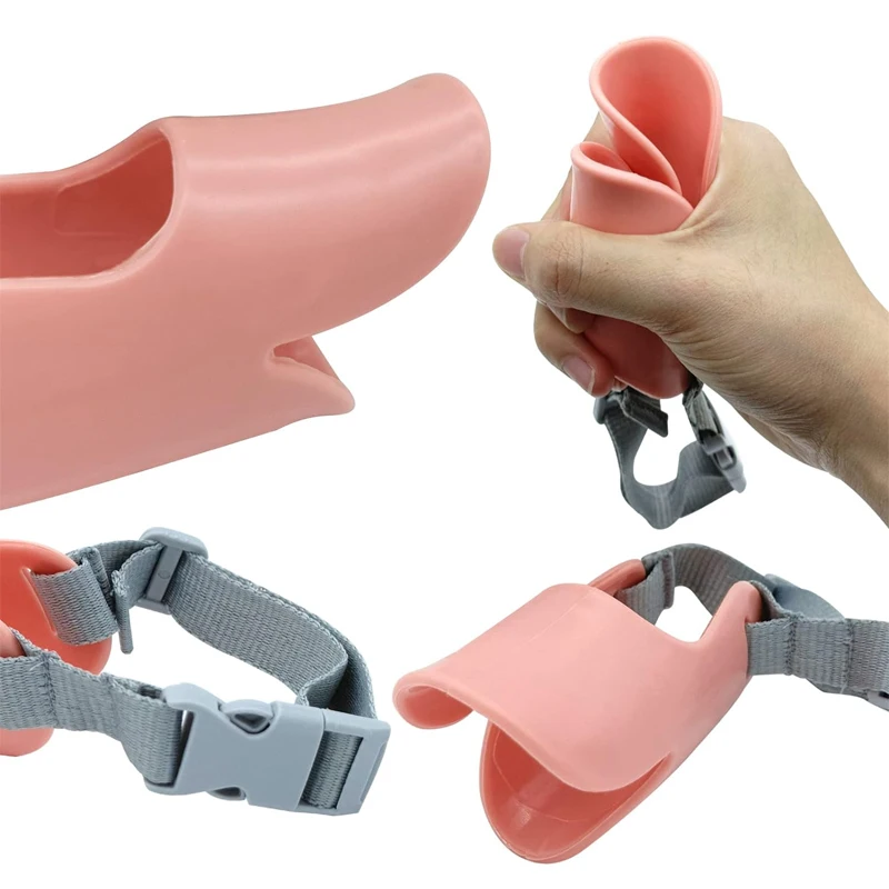1PC Pet Muzzle Silicone Anti-cute Duck Adjustable Pet Dogs Anti Bite Stop Barking Small Large Dog Mouth Dog Accessories