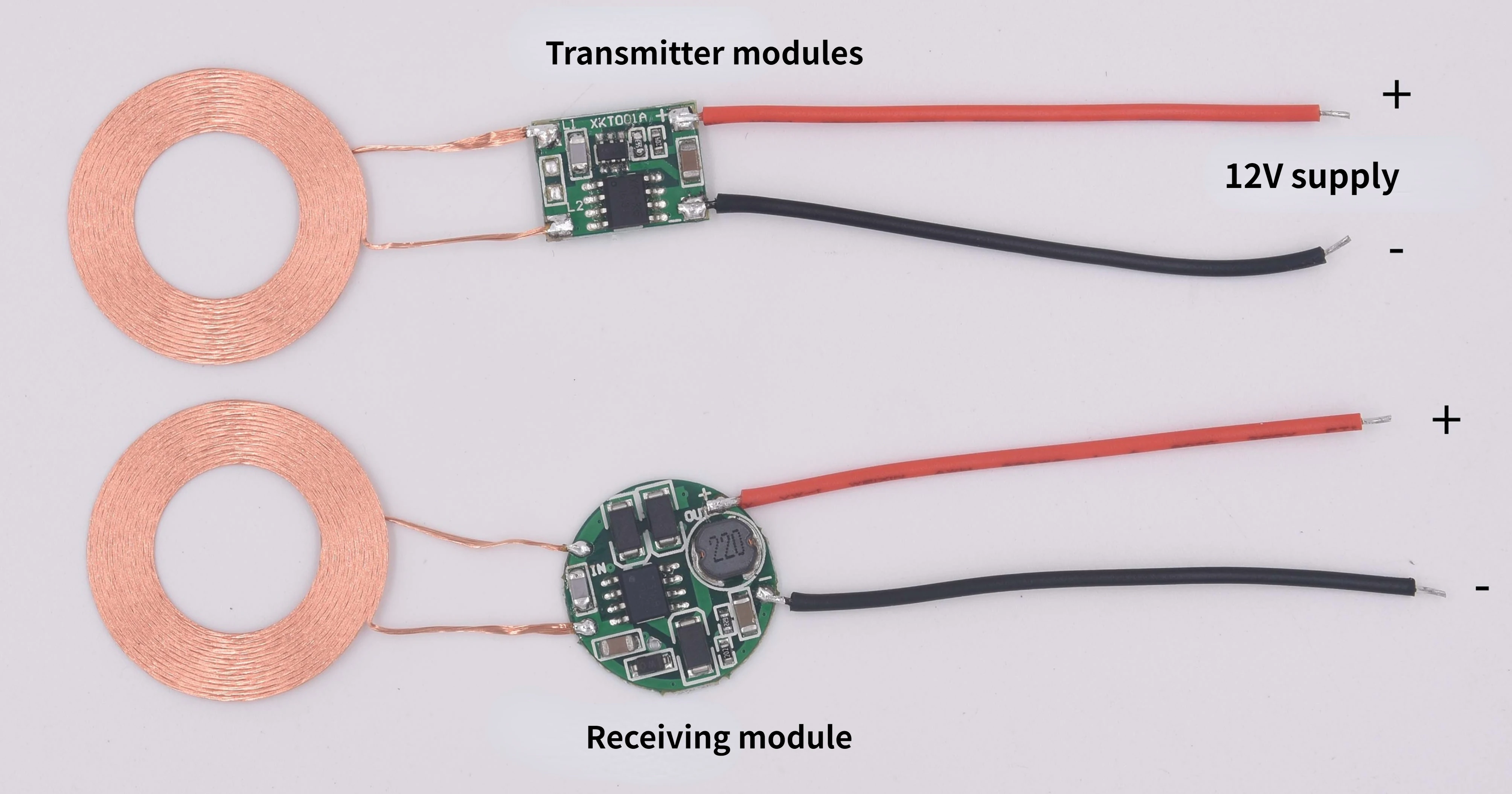 

Передатчик 12 В 5V1.2A выходной беспроводной зарядный модуль беспроводной источник питания