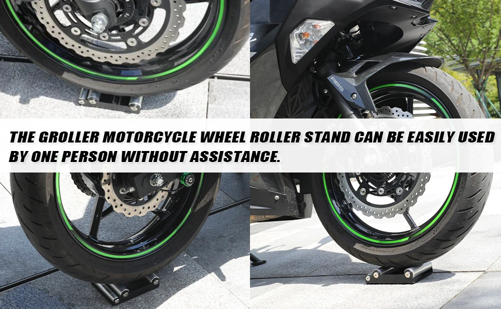 Стойка, монтирана на уличен мотор