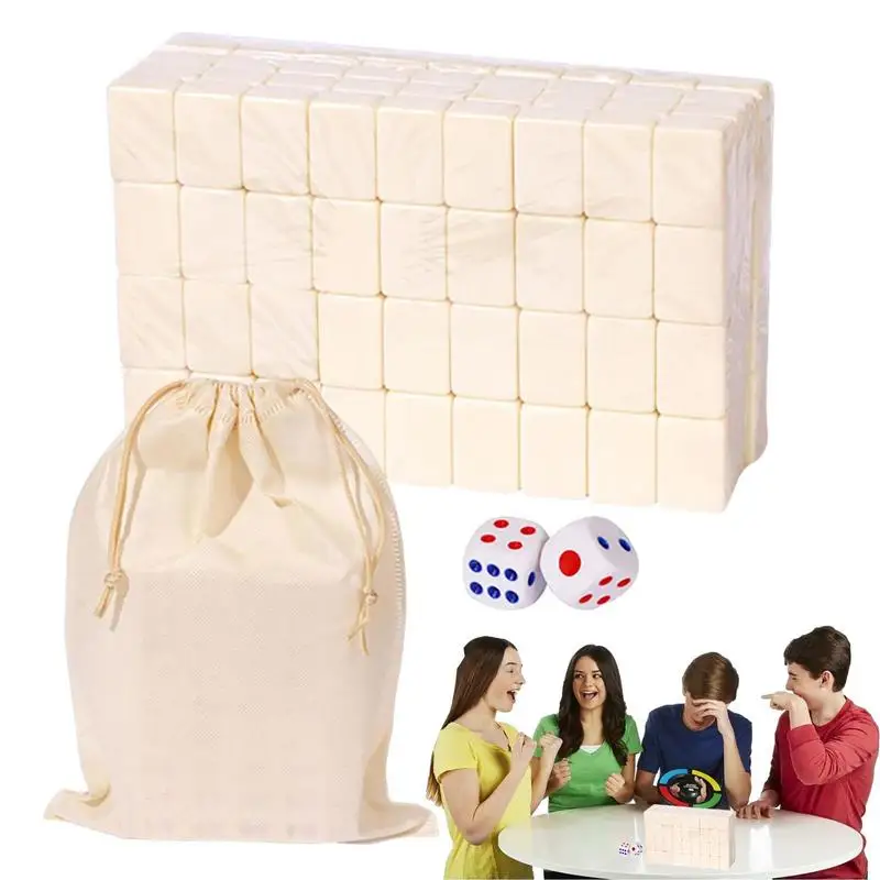 

Mini Mahjong Chinese Traditional Travel Table Game With Holding Bag Portable Table Game With 146 Melamine Resin Mahjong Tiles