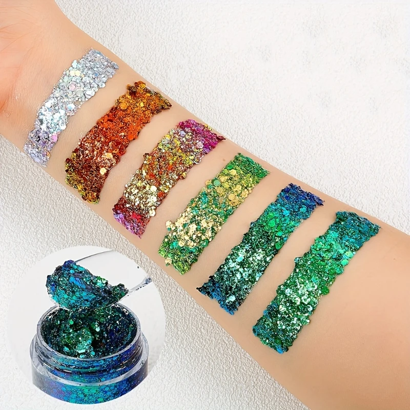 Long-Lasting Body Glitter Gel Tags: 4