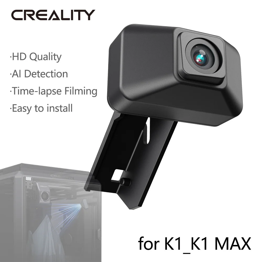 CREALITY New Upgrade K1 AI Camera HD Quality AI DetectionTime-lapse Filming Easy To Install for K1_K1 MAX 3D Printer Accesoires