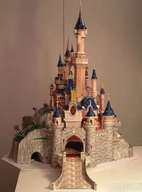 Disney Parks Sleeping Beauty Castle Model Kit Build