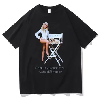 Sabrina Carpenter Best Friend T-Shirt Women Summer Female Y2K Clothing Women Cotton Harajuku Fashion Casual Streetwear Tees Tops 1