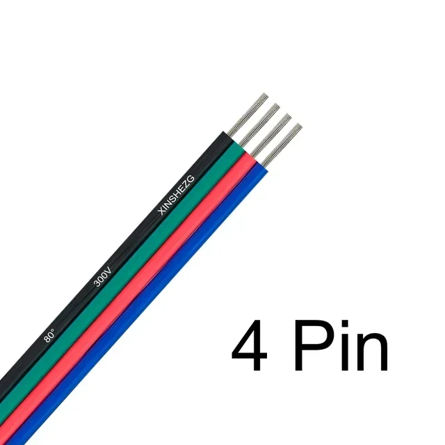 ตัวเลือกสินค้า สายไฟ LED Strip คุณภาพสูง สำหรับ RGB/RGBW/WS2812B