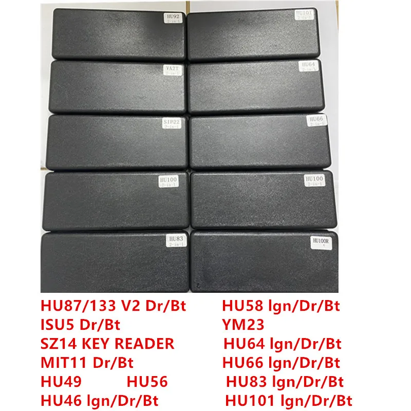 

Car lock accessory Genuine LiShi 2 in 1 Locksmith Tool HU87 ISU5 SZ14 MIT11 HU49 HU46 HU56 HU58 HU64 HU66 HU83 HU101