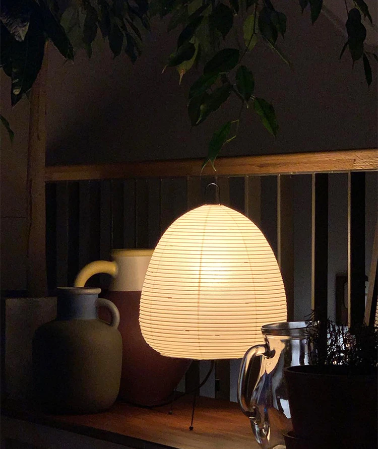 Japanese Rice Paper Lantern Led Table Living Room Bedroom Bedside Study Hotel Homestay Art Creative Decor Tripod Floor_voghion.com