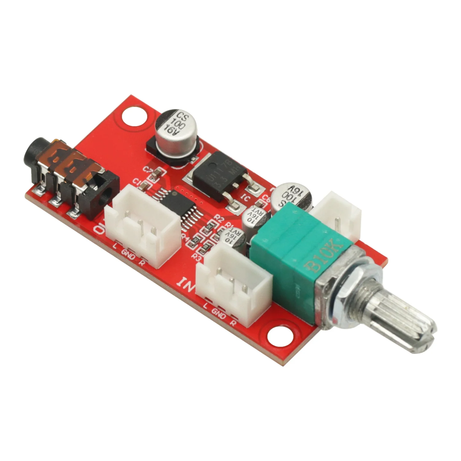 MAX4410 Headphone Amplifier Board Headset Amplifier Mini Amp For Pre-amplifier Single Battery Power 80mw*80mw