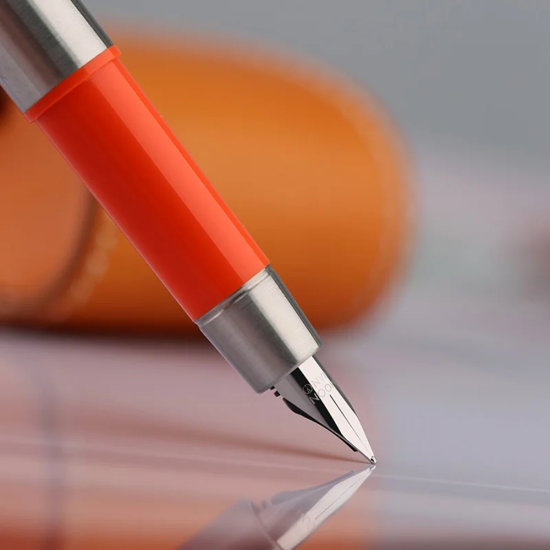 Stainless Steel Fountain Pen Fine 0.5mm Nib with Converter Writing Gift Pen School Office Stationery Supplies Majohn B25 fountain pen metal pen