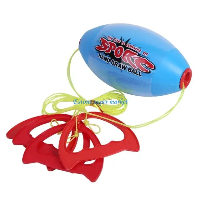 090B Novelty Passing Ball Toy for w/for t String Handles Parent-Child Outdoor Sport f 4