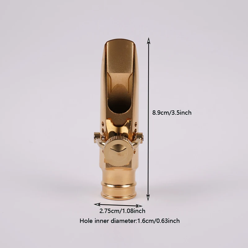 1pcs High Quality Brass Golden Alto Saxophone Mouthpiece for Popular Jazz Music Sax Instrument Accessories New