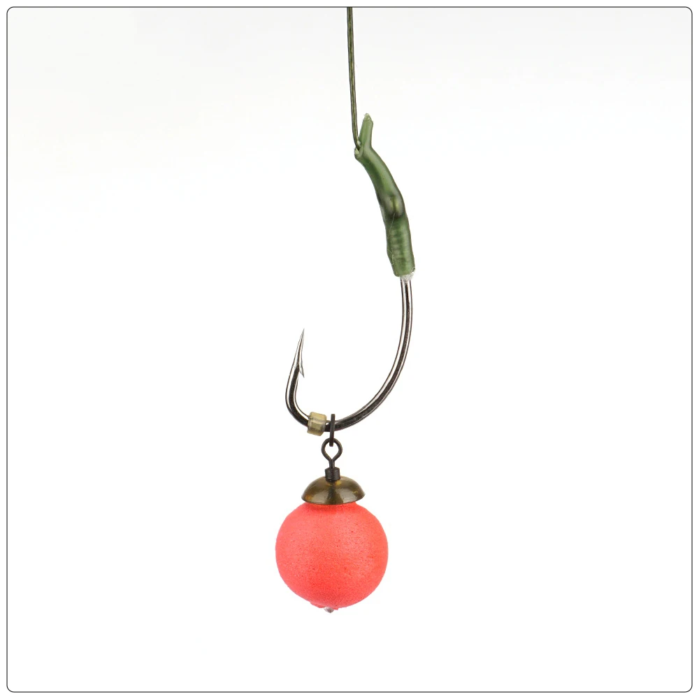 Hirisi AS009 20 Stück Karpfenangel-Schnellwechselwirbel mit Gummi-Schirmwirbeln für Ronnie Rig Terminal Tackle Zubehör – Detail 5
