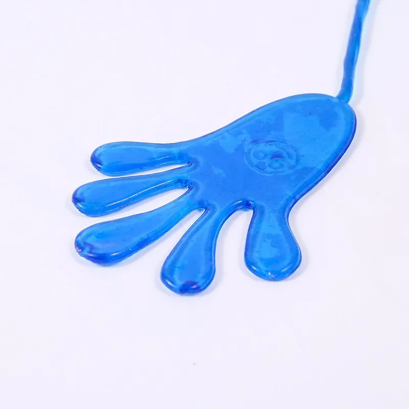 5-50 Uds. Niños divertidos juguete de manos pegajosas Palma elástica pegajosa Squishy Slap Palm juguete novedad regalo fiesta juguetes cumpleaños para niños