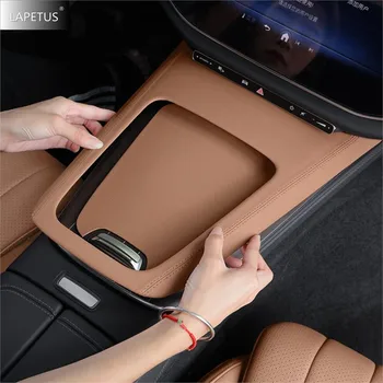 Car Armrest Pad Leather Auto Central Console Protection Cushion Auto Storage Box For Mercedes Benz E-Class W214 E300 2024 2025 1