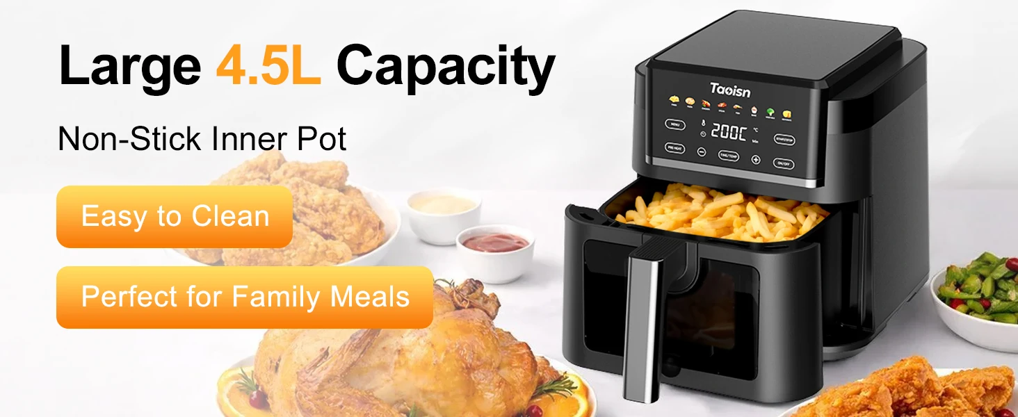 Large 4.5L Capacity