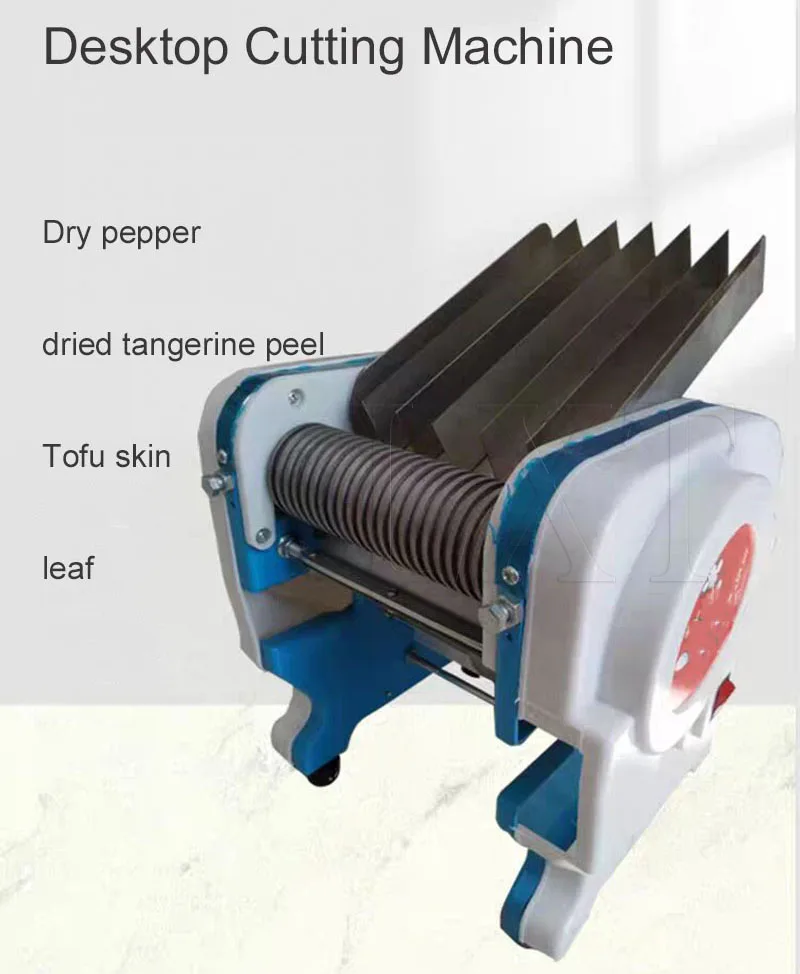 Description Picture 3 of itemCommercial Dried Chili Shredder 0.75-6MM Electric Tobacco Cutting Machine Small Food Shredder Processing 110V 220V