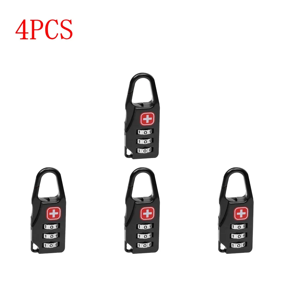 Portable Alloy Anti-Theft Combination Padlock for Travel and Outdoor Use