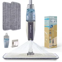 Spray Mop Broom Set Magic Flat Mops for Floor Home Cleaning Tool Brooms Household with Reusable Microfiber Pads Rotating Mop 1