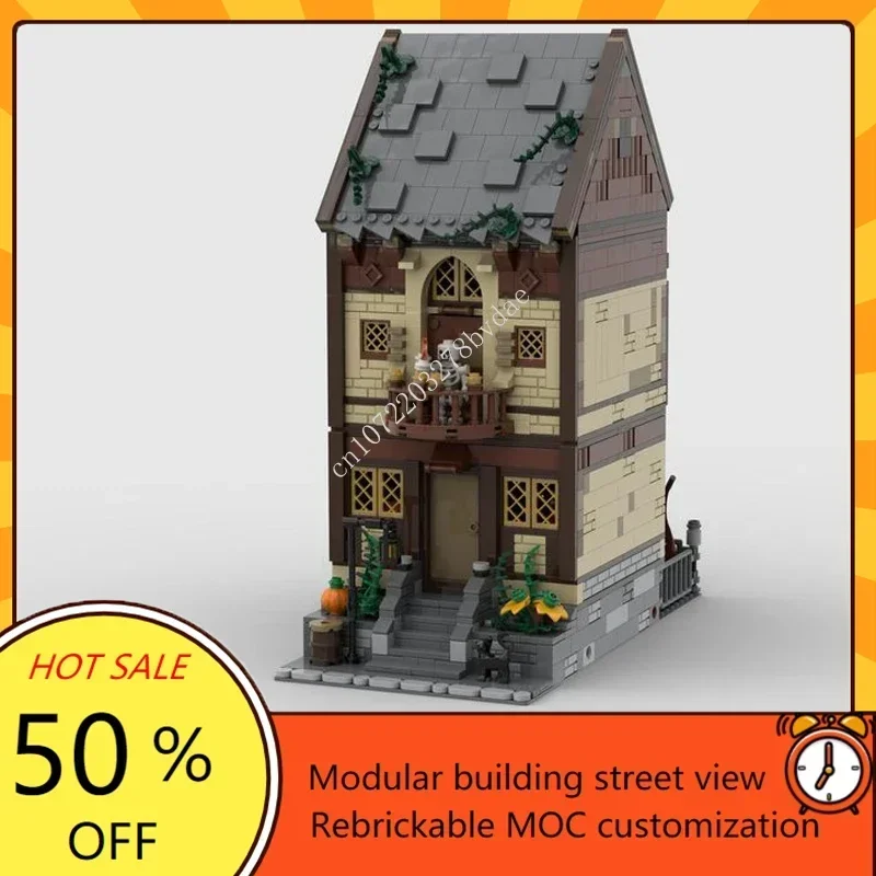 

1858PCS Alchemist's House Modular MOC Creative street view Model Building Blocks Architecture DIY Assembly Model Toys Gifts