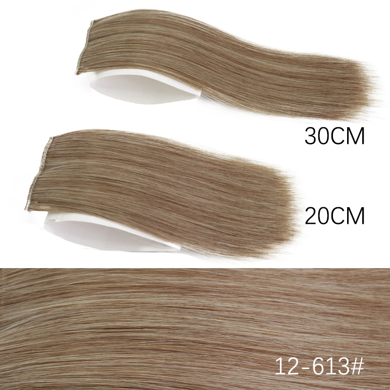 thumbnail image 1 of Almohadillas para el cabello sintético AZQUEEN de 20/30 cm, extensiones de cabello con clip, pieza de cabello invisible natural, almohadilla para el cabello para adelgazar, 1 of 5