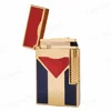Cuban Gas Lighter Metal Lacquer Cuba Flag Cigarette Accessories Smoking Gadgets Men Collection Father Gifts 3