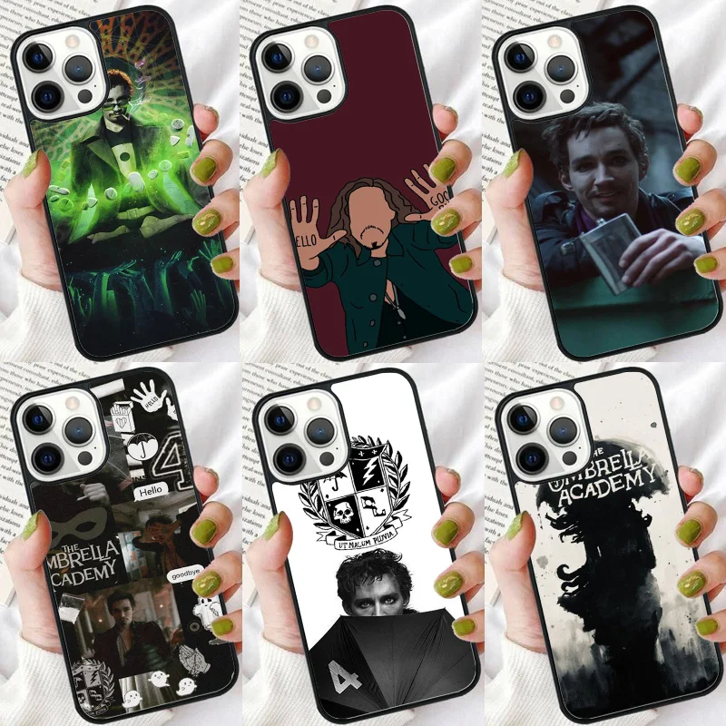 Чехол для телефона с принтом Клаус харгреввз и зонтиком для iphone SE2020 15 14 6 7 8 plus XR XS 11 12 13 Pro max