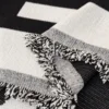 Boho Jacquard Chenille Sofa Towel with Tassels Double-side, for Living Room Camping Picnic Large Blanket Leisure Relax Beach 3