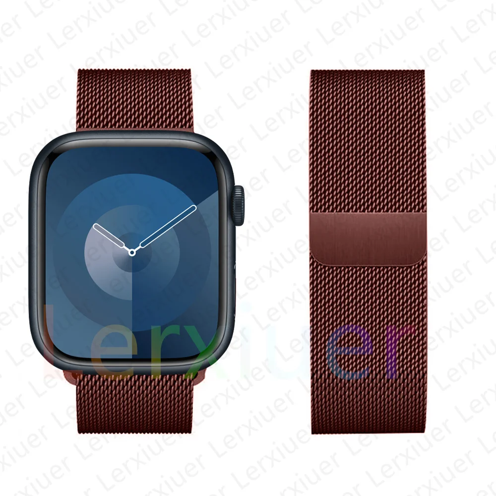 Elegant Milanese Loop Mesh Bracelet for Smartwatch Series - Premium Watch Strap Replacement