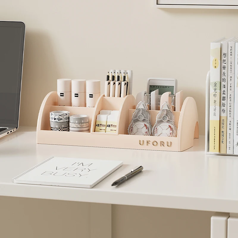 UFORU Cosmetics storage box Home dressing table desktop large capacity multi-functional skin care products compartment shelf 2