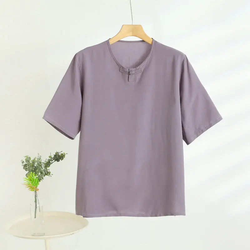 Baumwolle Pyjamas Für Männer Neue Plus Größe Nachtwäsche Kurzarm Top Hosen Set Lounge Schlafen Kleidung Mann Nachtwäsche Hause Pyjamas – Detail 10
