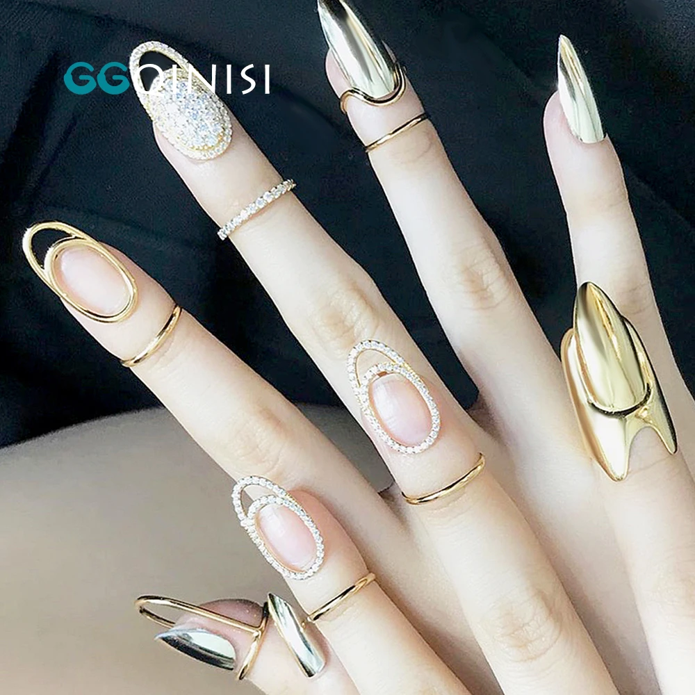 New-Arrivals-Fashion-Zircon-Finger-Nail-Photo-Phalanx-Ring-Gold-Plated ...