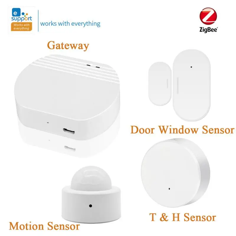 

Датчик движения eWelink Zigbee PIR, смарт-детектор температуры и влажности, для окон и дверей, с дистанционным управлением через приложение