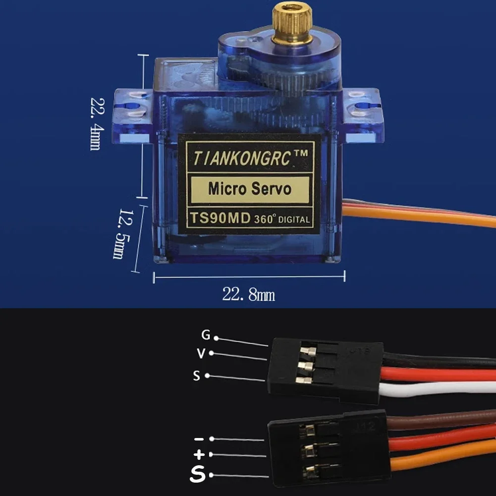Servomoteur RC Analogique/Digital 180°/270°/360° pour Modélisme