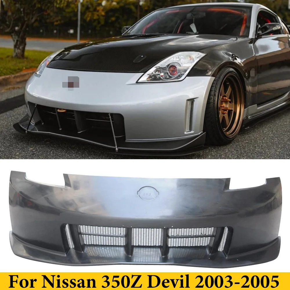 Per Nissan 350Z Devil 2003-2005 Frp Materiale Paraurti Anteriore Bodykit Tuning Automatico