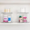 Vtopmart 4 Pack Large Stackable Storage Drawers,Clear Acrylic Drawer Organizers with Handles, Easily Assemble for Bathroom 6