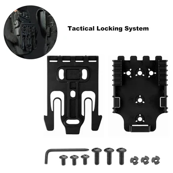 Tactical Locking System QLS 19 22 Kit Pistol Holster Belt Adapter Gun Quick Receiver&Fork Hunting Shooting Training Airsoft Gear 1