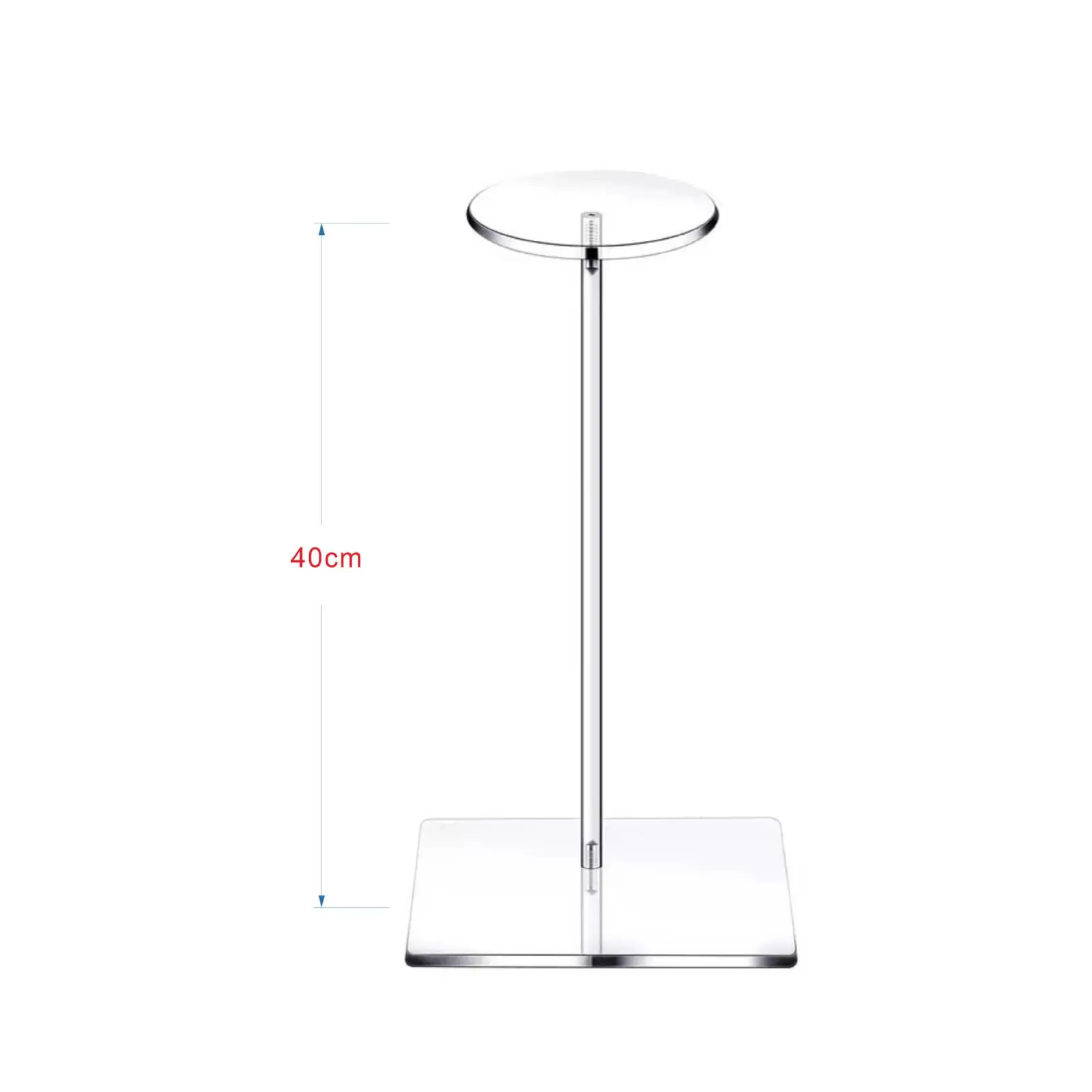Acrylic Hat Stand Wig Display Rack Clear Hat Holder Organizer Wig Holder Round Acrylic Risers for Watch Display Jewelry Shop wig stand wig stand holder wig storage stand