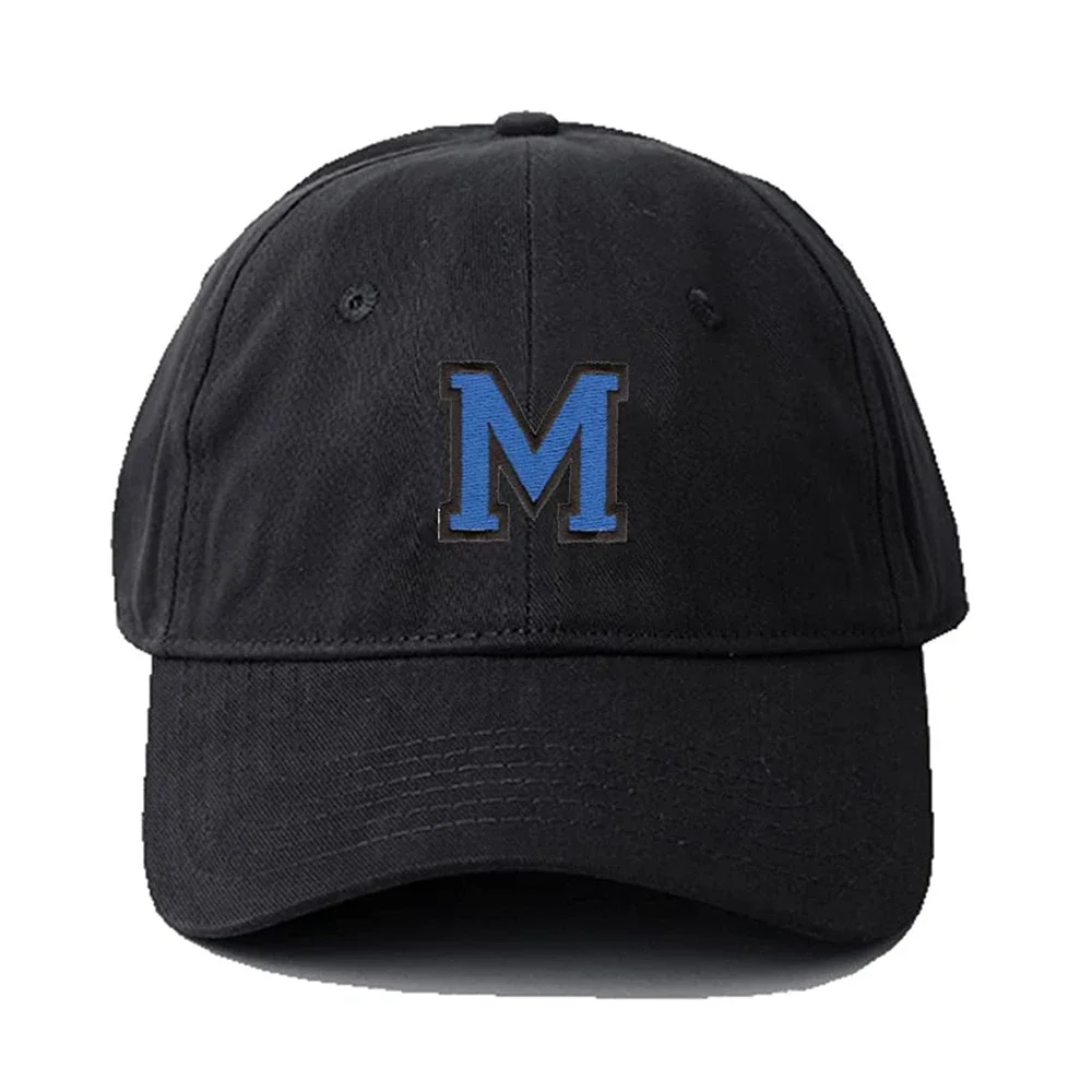 

Мужская бейсболка Lyprerazy, Спортивная Кепка с буквой M и вышивкой, хлопковые повседневные бейсболки с вышивкой