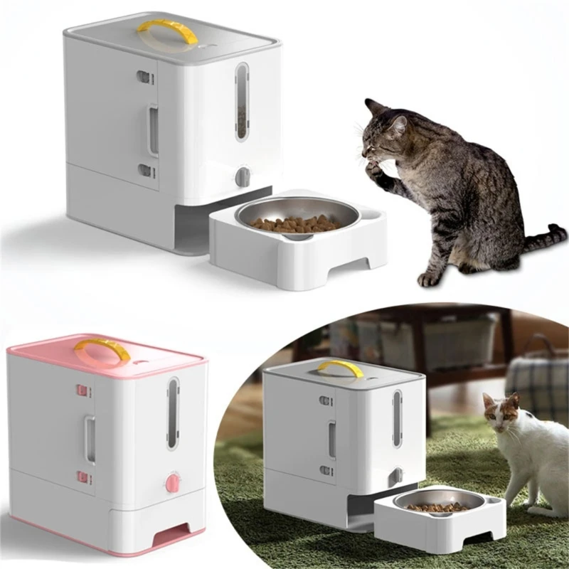 

Household Cat Food Storage Box Feeder Large Capacity Storage Box for Indoor