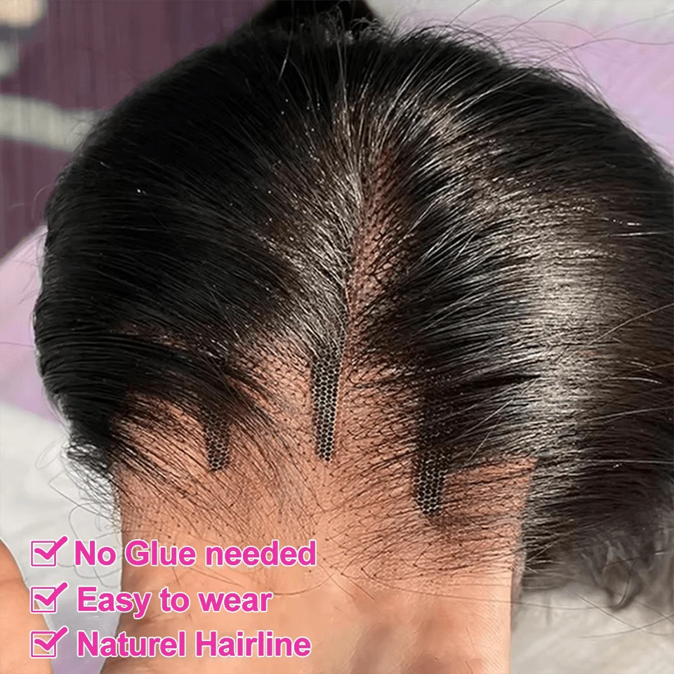 250% Density Lace Front Human Hair Wigs Brazilian Hd Transparent Straight 30 40 Inch 13x4 5X5 Lace Front Wig For Women 3