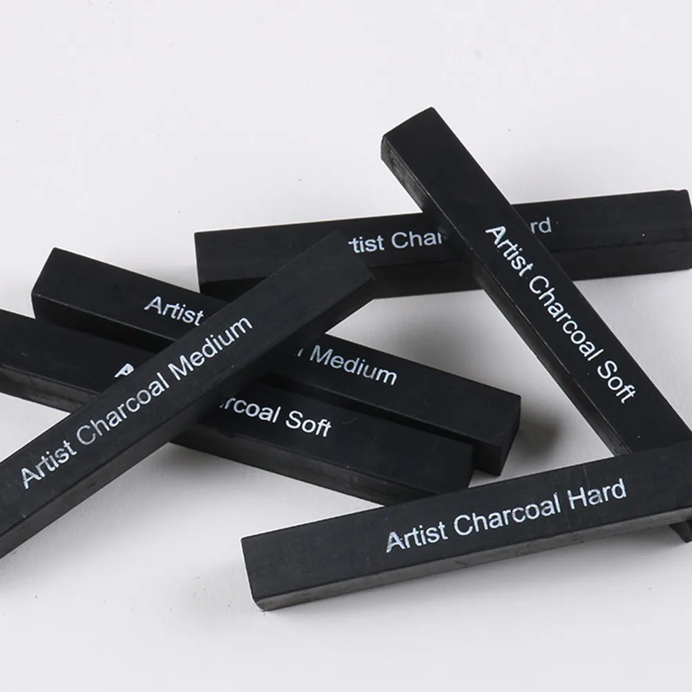 6Pcs 압축 숯 스틱 그림 그리기, 스케치, 십대, 성인, 취미 예술가, 예술가를..